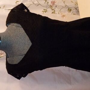 Chic Black Lace Dress